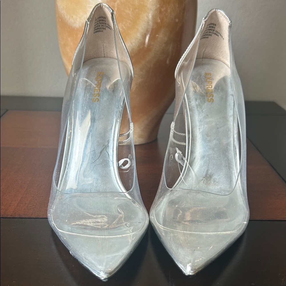 Express Women's Transparent Heels